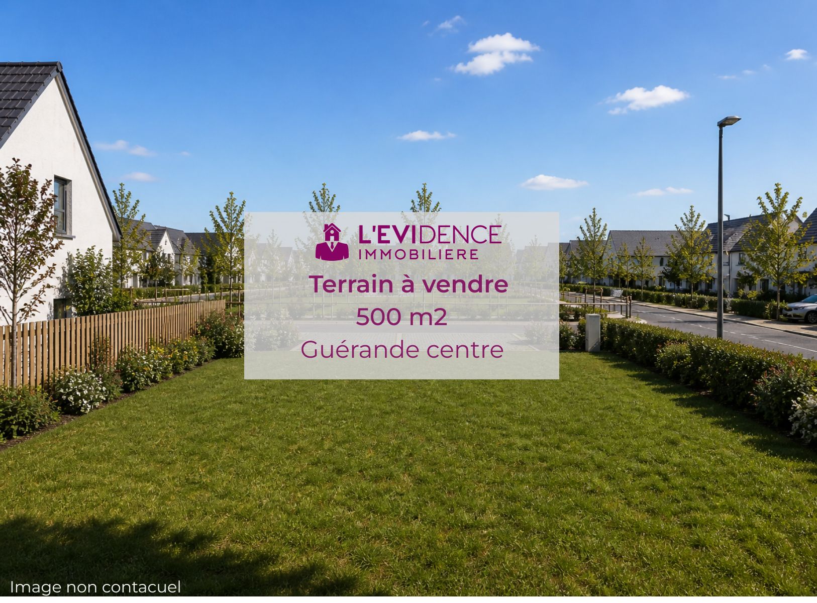 Centre Guérande Terrain À Vendre viabilisé et libre de constructeur