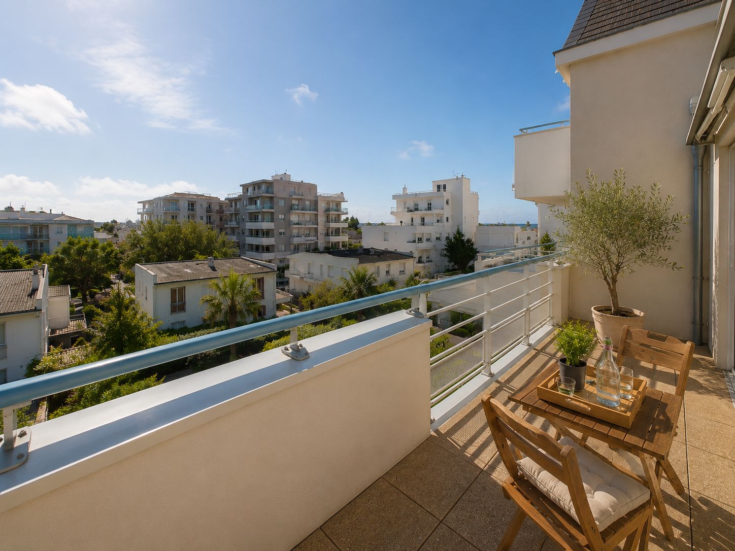 Dernier étage avec terrasses au cœur de Pornichet