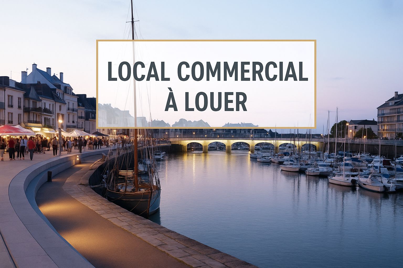 A louer local de 157m2 au Pouliguen