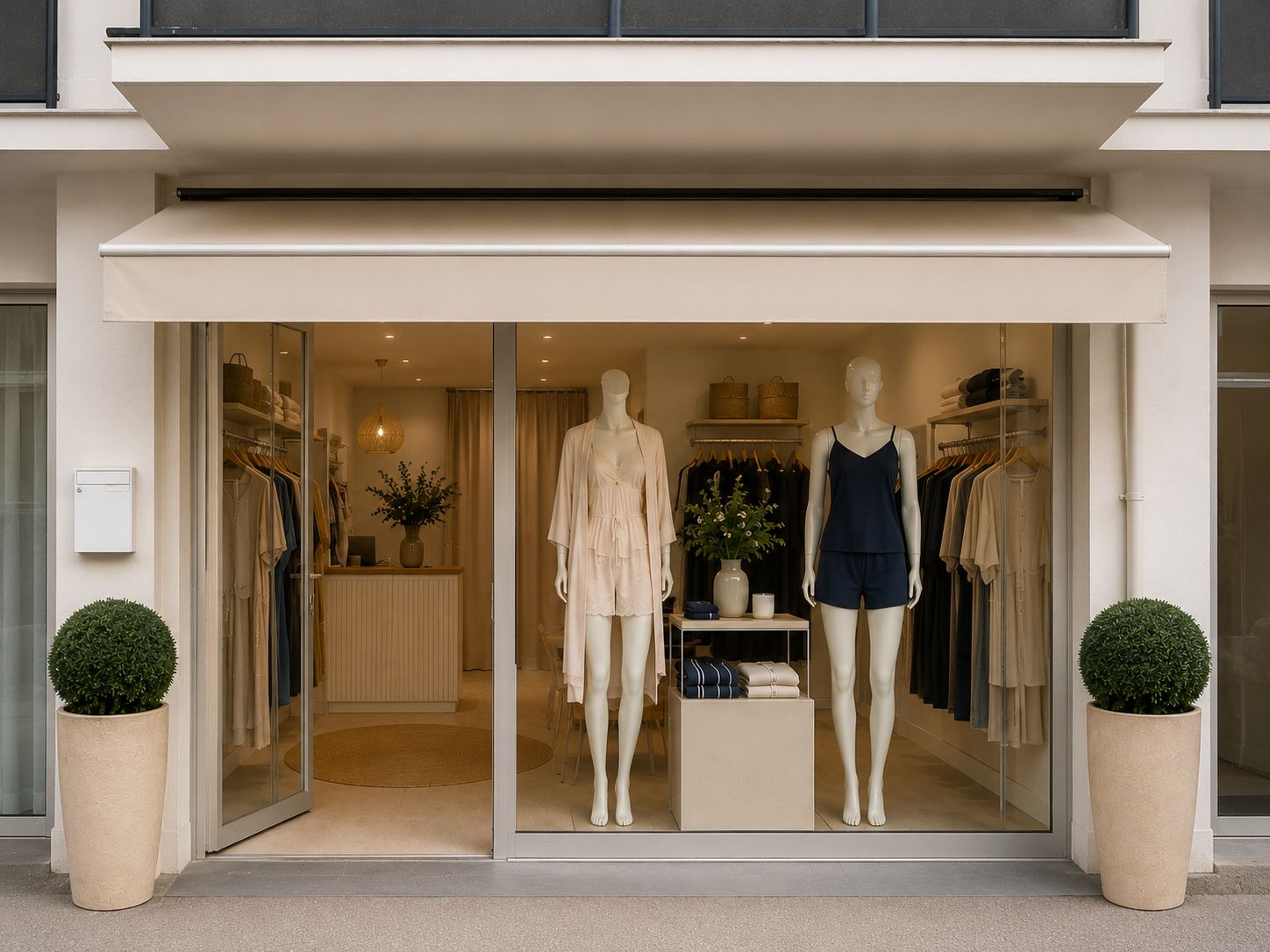 A vendre, à Pornichet en emplacement n°1,fonds de commerce de lingerie et PAP de renommée.