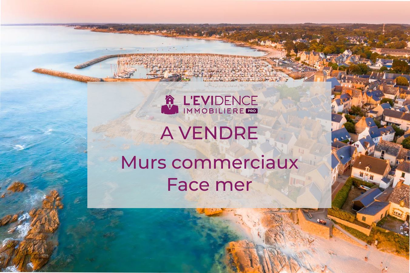 Murs commerciaux d'un hôtel restaurant dans une demeure historique de 624m2, face mer.