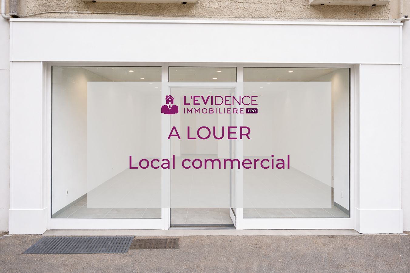 A louer, local de 90m2 en emplacement n°1