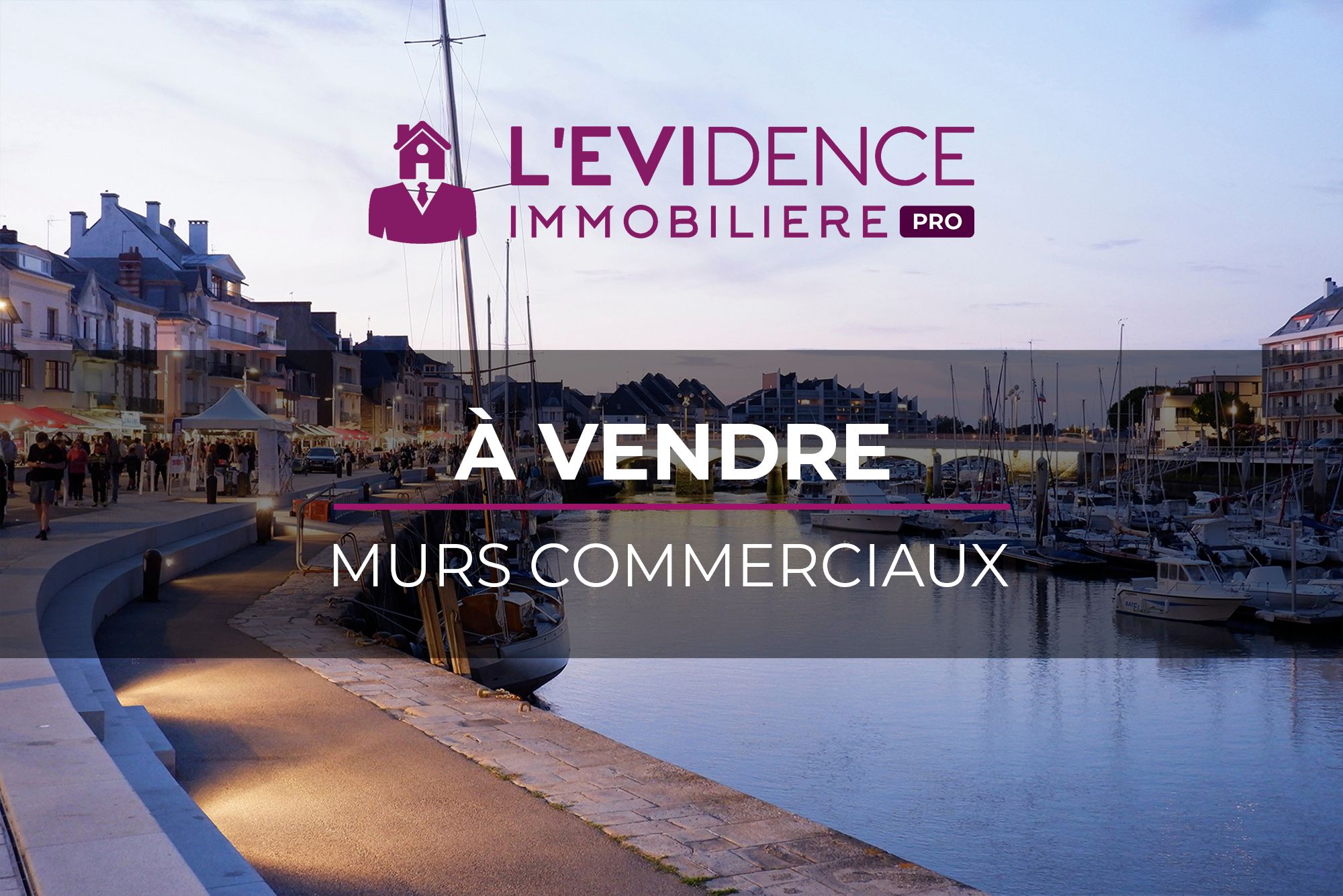 A vendre murs commerciaux en presqu'ile guérandaise